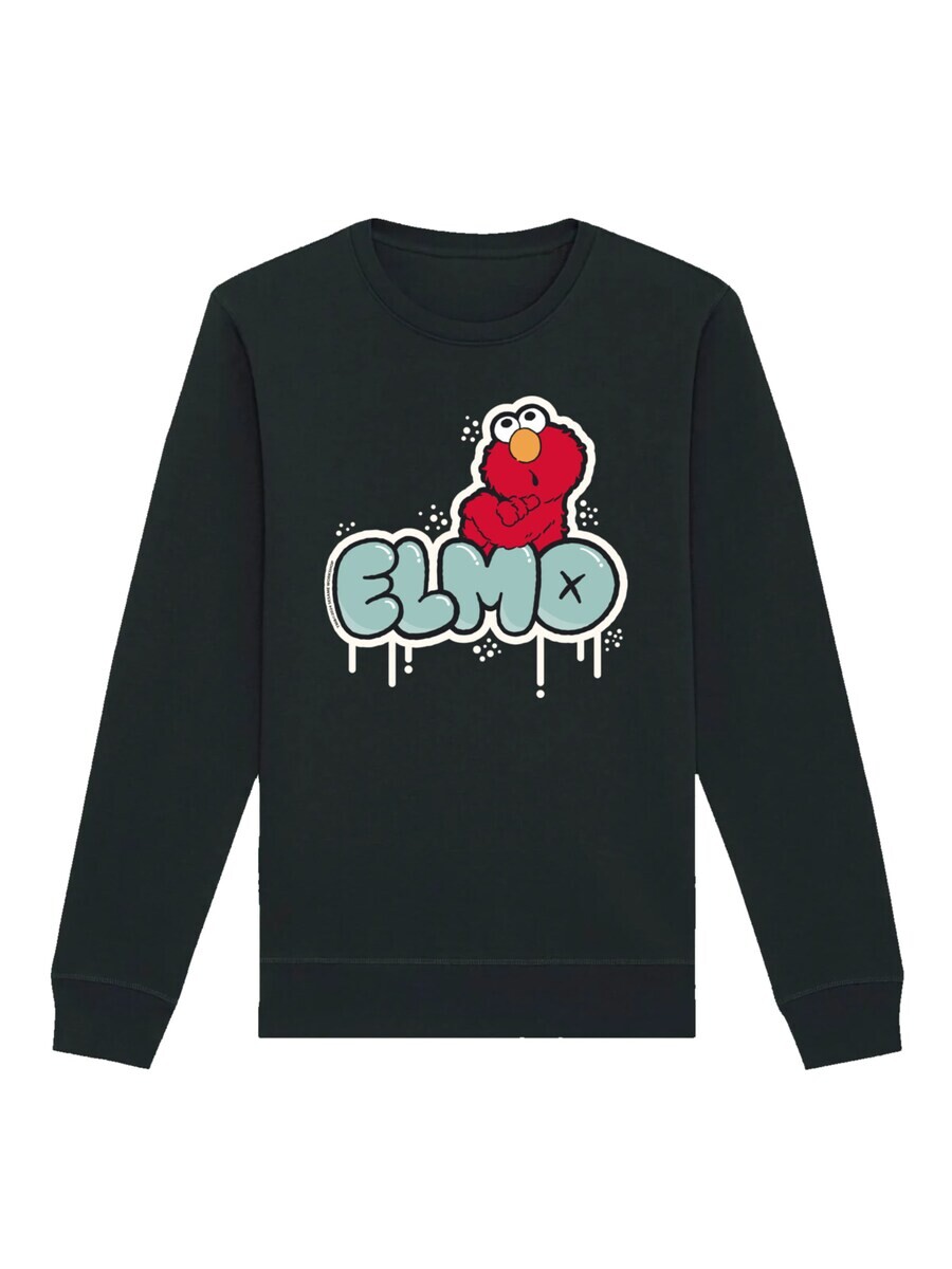

Свитер F4NT4STIC Sweatshirt Sesamstraße Elmo Graffiti, черный