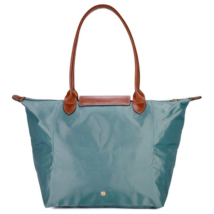 

LONGCHAMP Сумка-шоппер из переработанного полиамида, холст, сумка на одно плечо, большого размера, женская, зеленого цвета