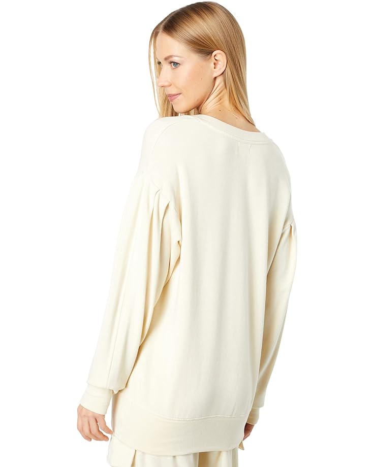 

Толстовка SUNDRY Pleated Sleeve Sweatshirt, цвет Eggshell