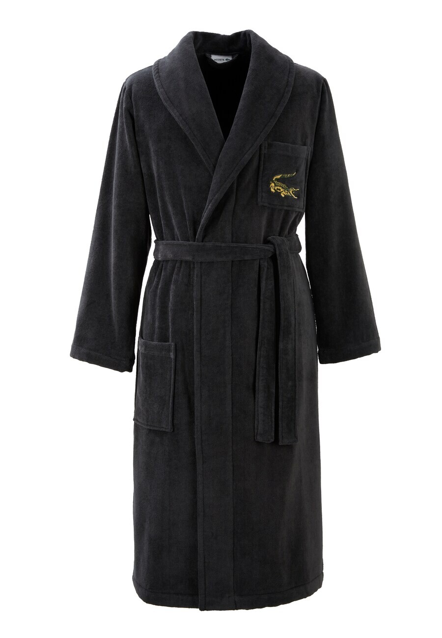 

Халат LACOSTE Long Bathrobe RENE, антрацит