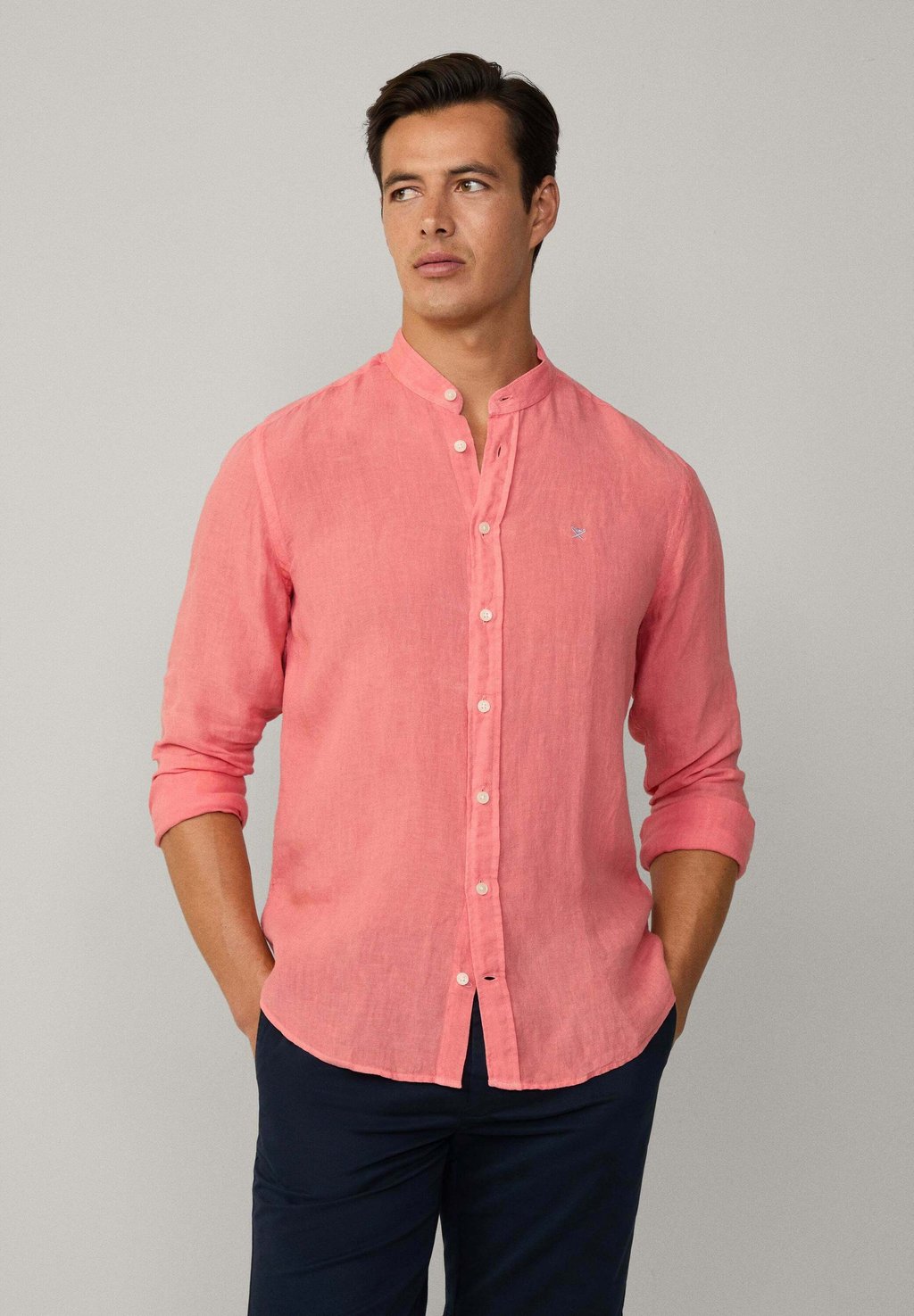 

Рубашка Hackett London, коралловый