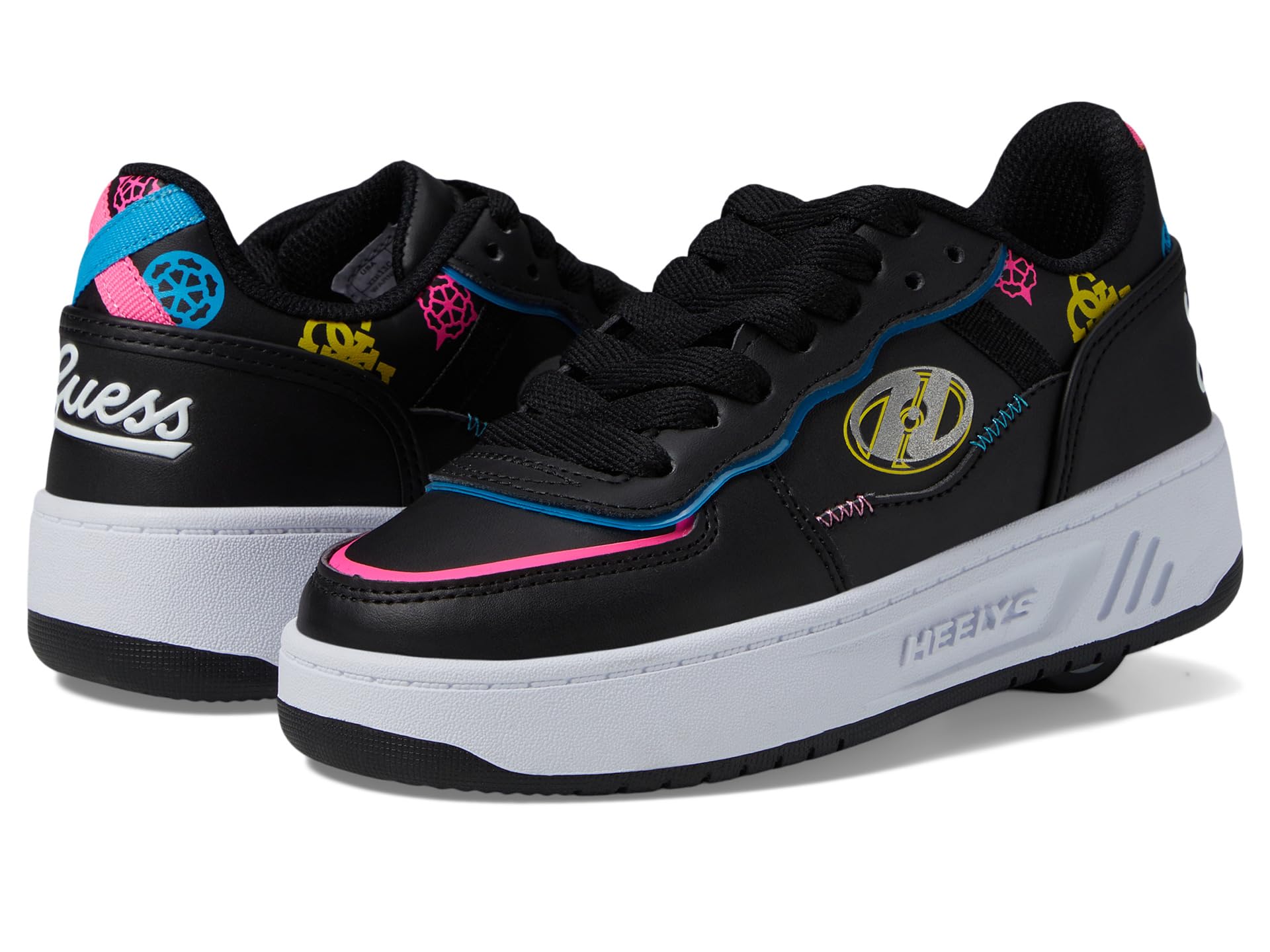 

Кроссовки Heelys Rezerve FN Guess, цвет Black/Cyan/Neon Pink