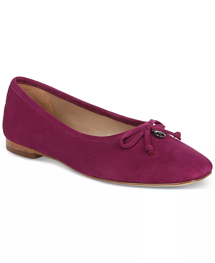 Женские балетки Meadow с квадратным носком и бантом Sam Edelman, фиолетовый
