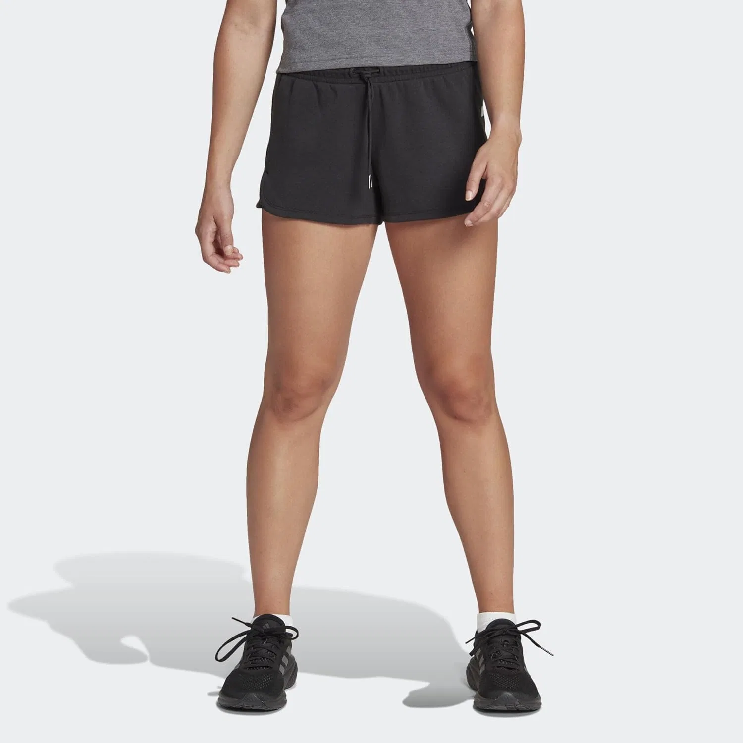 Женские шорты для активного отдыха adidas Black White — фото 2