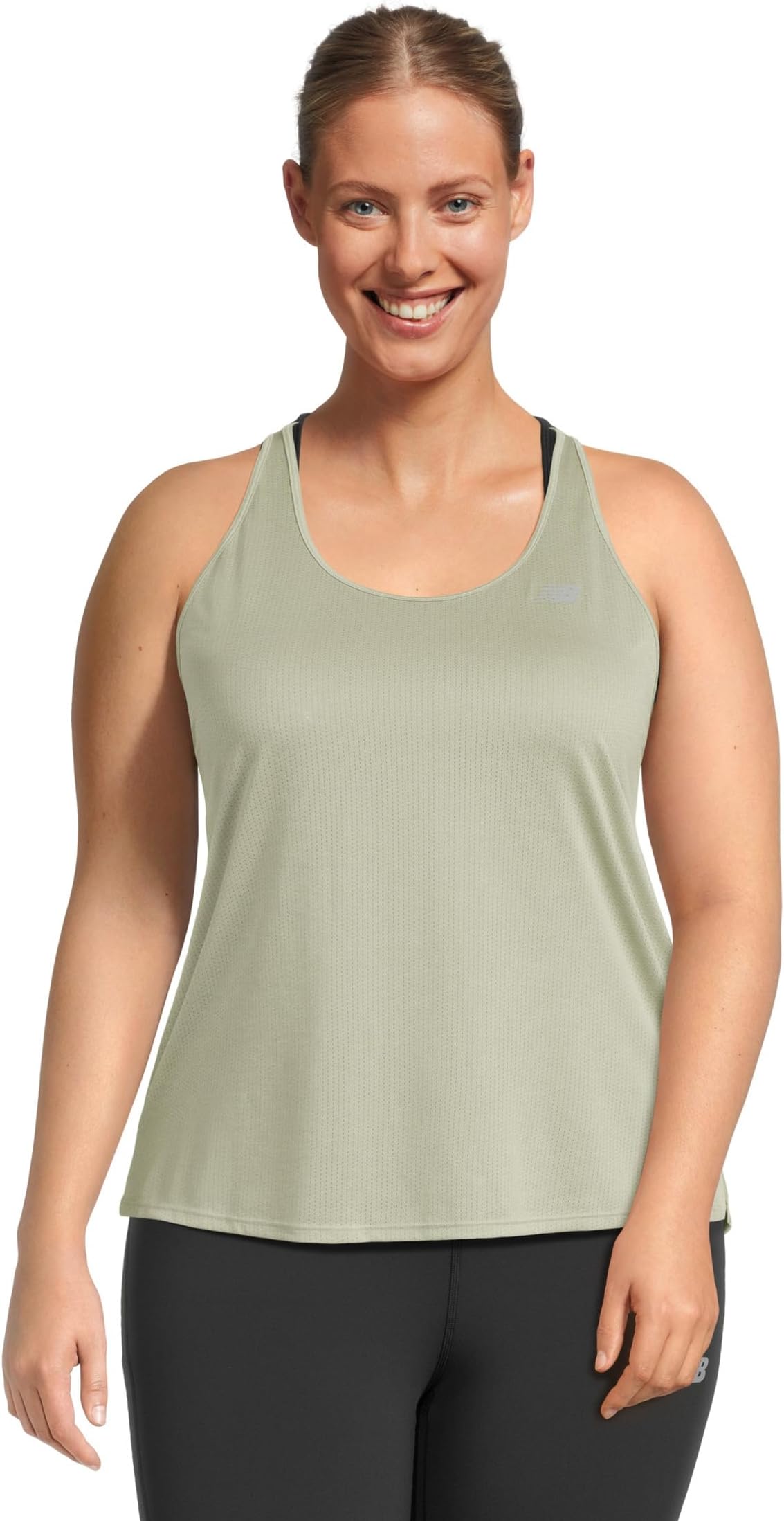 

Топ New Balance New Balance Athletics Tank, цвет Garter Snake Heather