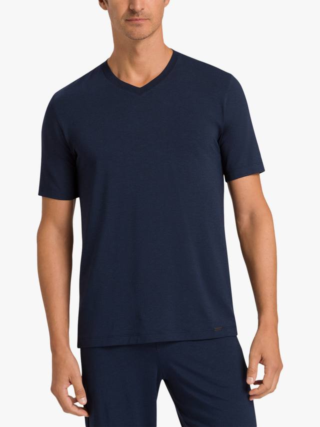 

Повседневный топ с коротким рукавом и круглым вырезом Hanro, Deep Navy