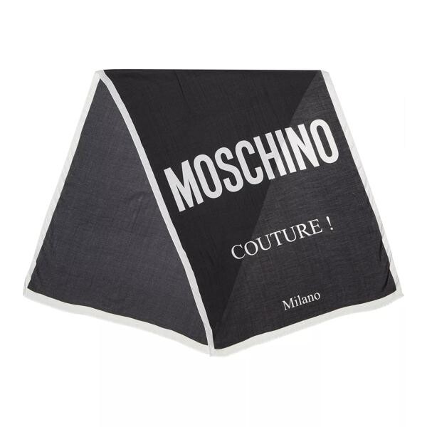 

Шарф scarf 70x80 cm Moschino, черный