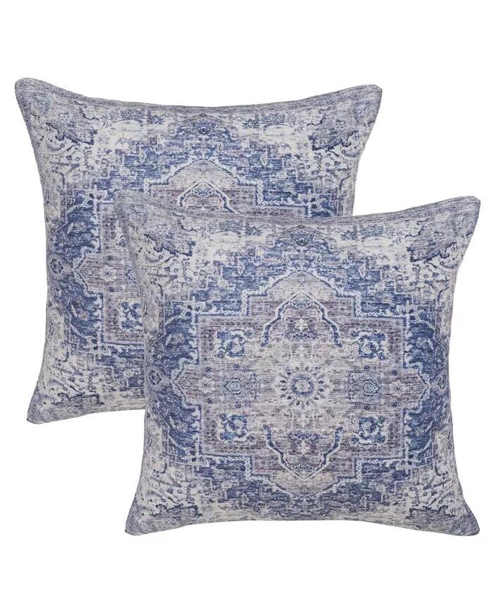 

Подушка Zeru 20 x 20 дюймов (набор из 2 шт.) Safavieh, синий