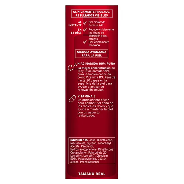 Сыворотка Olay — Увлажняющая Niacinamide + Vitamin E, 50 мл — фото 3