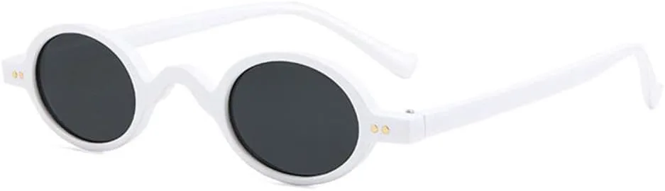 

Женские солнцезащитные очки круглой формы, винтажные, с заклепками; Мужские солнцезащитные очки, солнцезащитные очки UV400, овальные, женские generic, 14