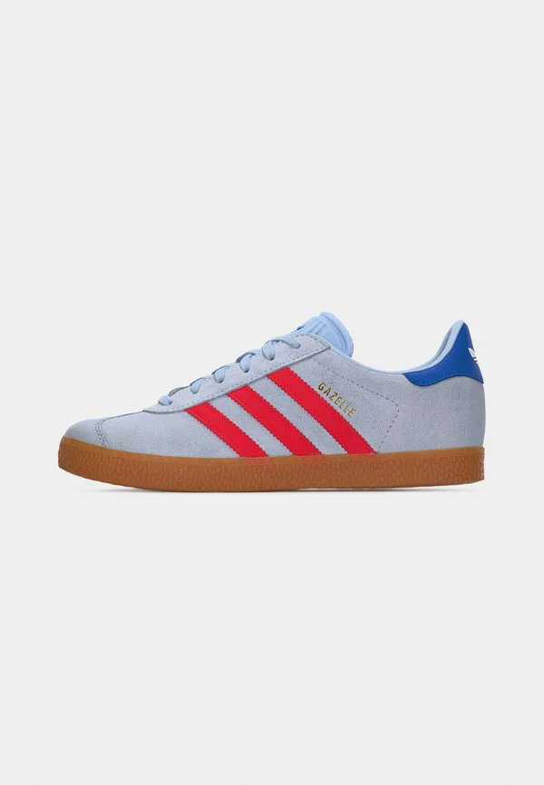 Кроссовки gazelle унисекс Adidas Originals, Crystal Sky/Semi Lucid Red/Bluebird — фото 2