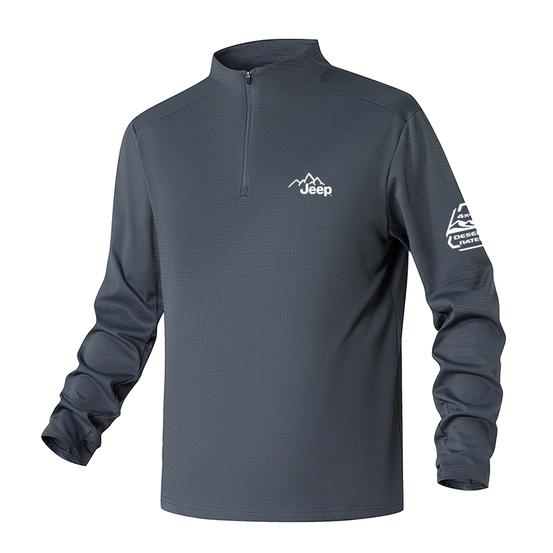 

Свитшот Unisex Stand Collar Moderate Regular Jeep, темно-серый