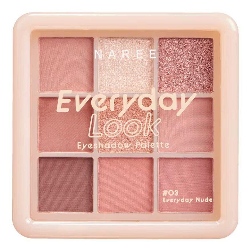 

Naree Палитра теней для век Everyday Look 13,5 г. 03 Повседневный Нюд, EVERYDAY NUDE