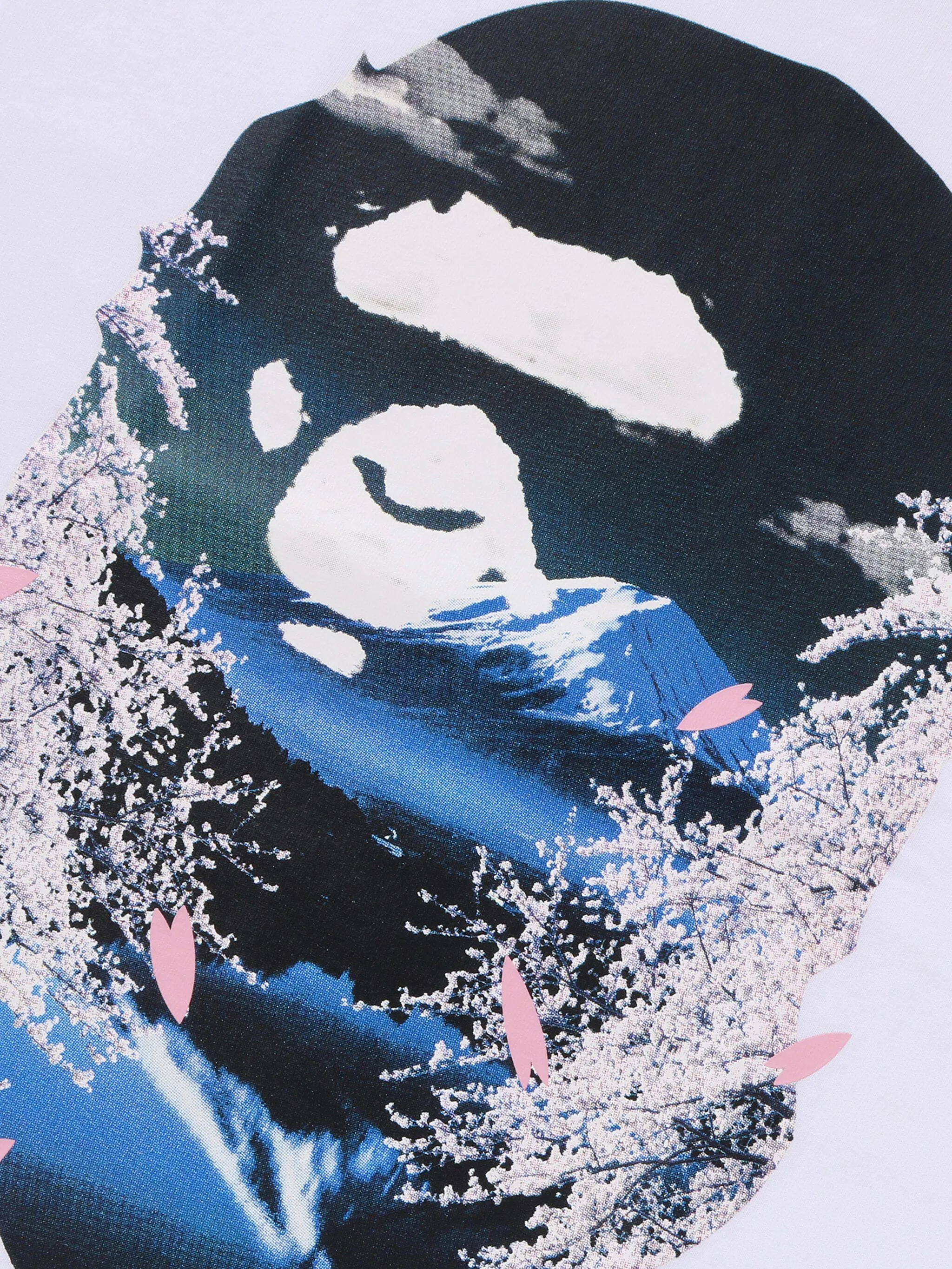 Футболка Sakura A Bathing Ape, белый — фото 3