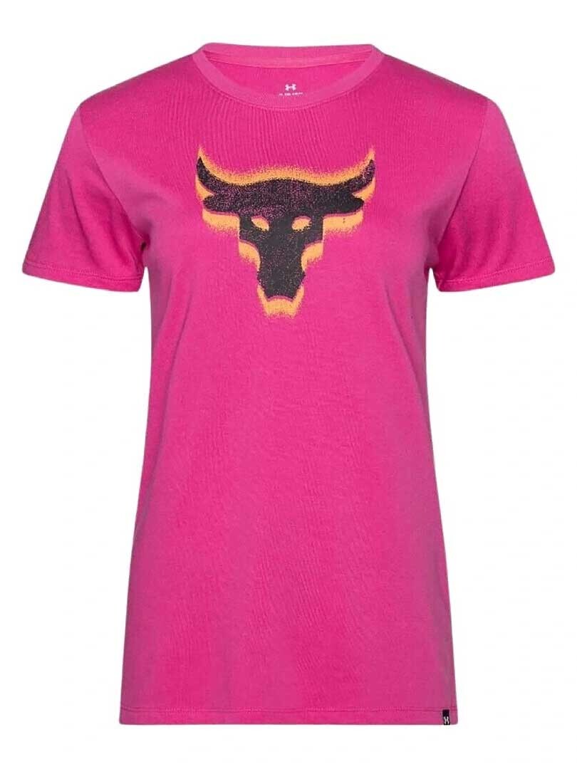 

Футболка Under Armour Pjt Rck W Underground Core T, розовый