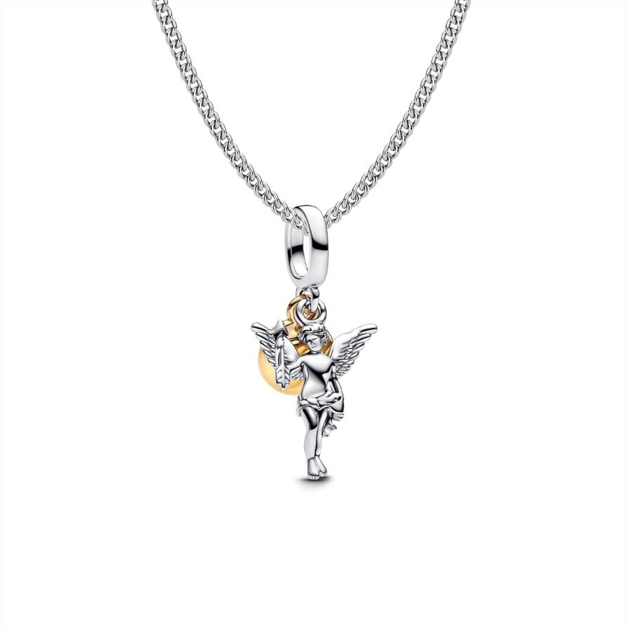 

Подарочный набор Pandora Cupid Dangle Charm Necklace, стерлинговое серебро
