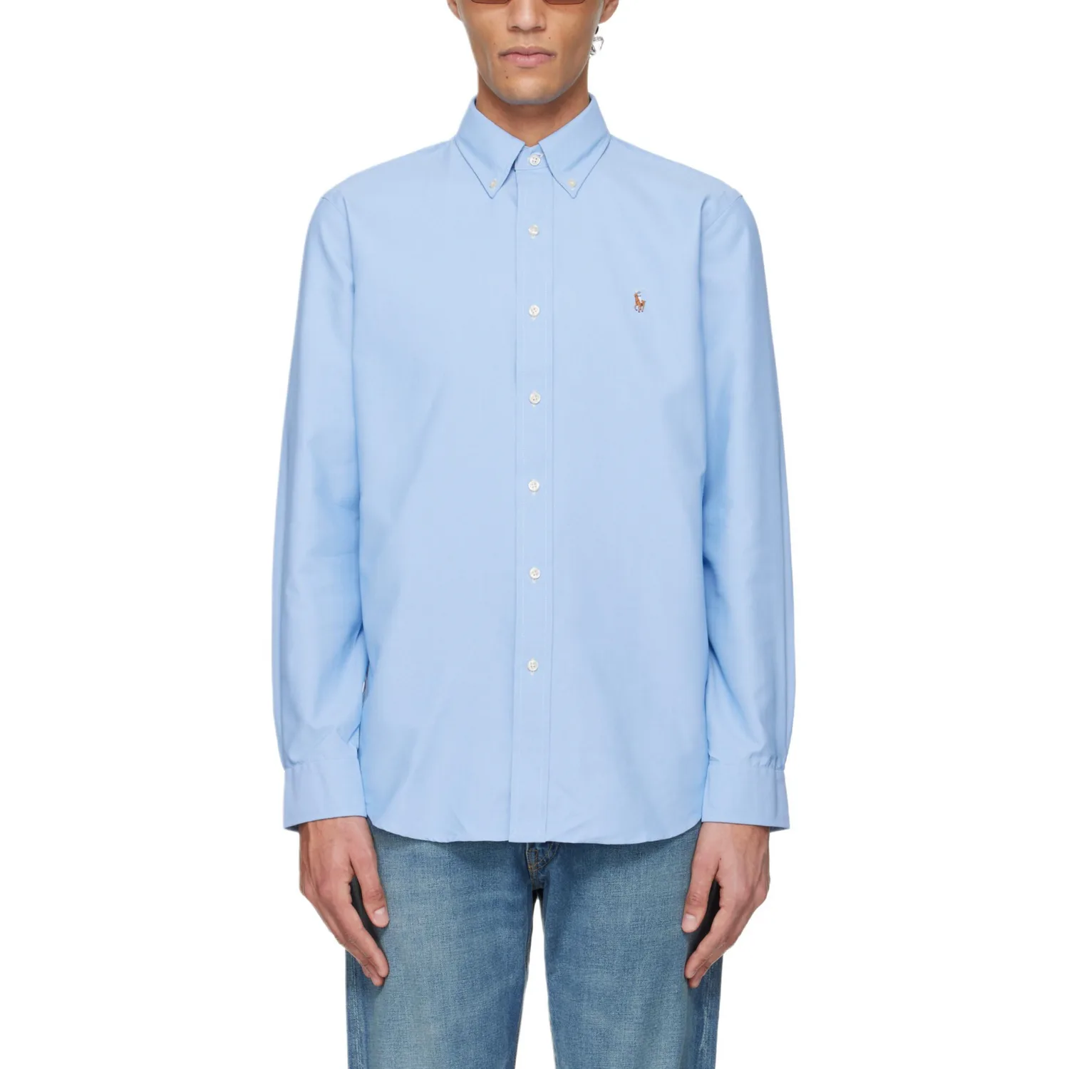 SS26 Рубашка мужская Polo Ralph Lauren, синий