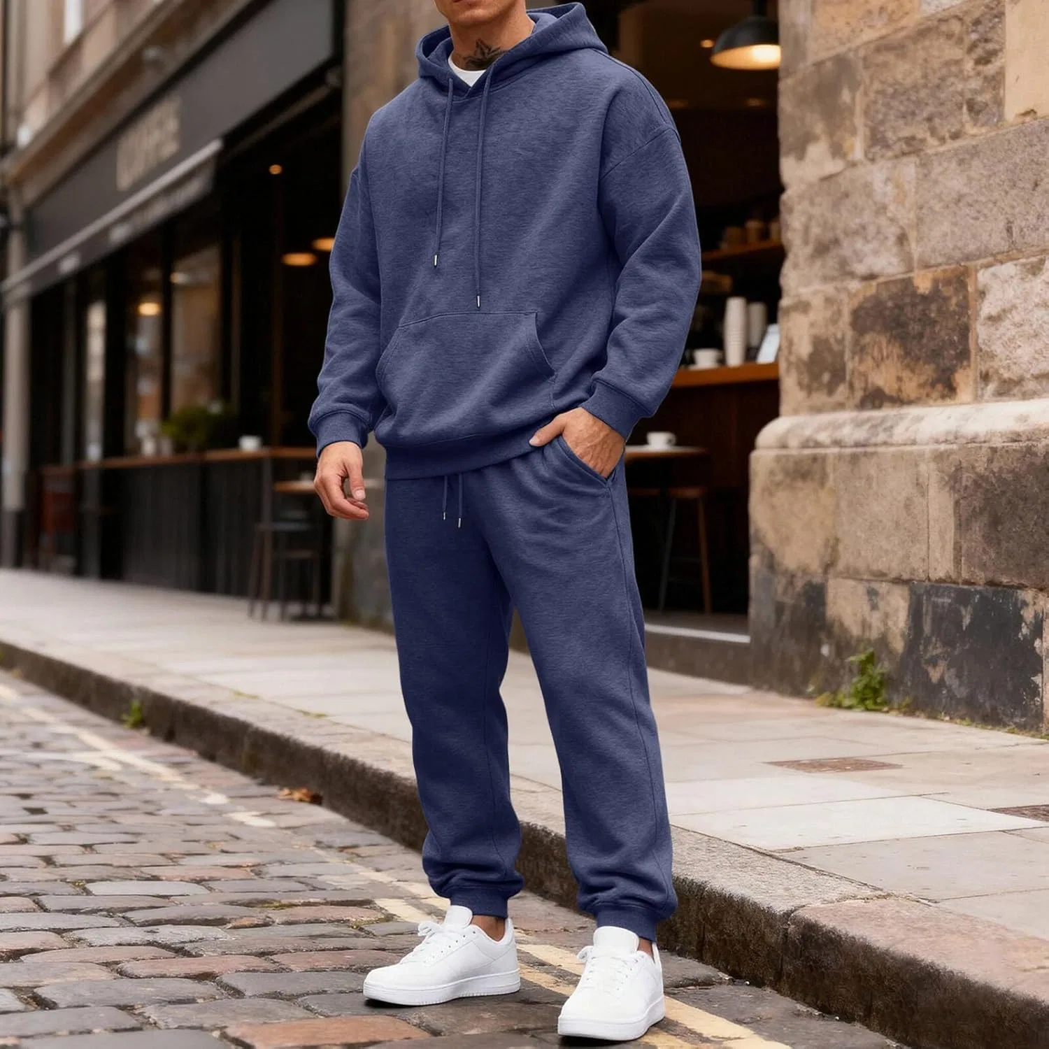Мужской спортивный костюм из 2 предметов, Navy Blue — фото 3