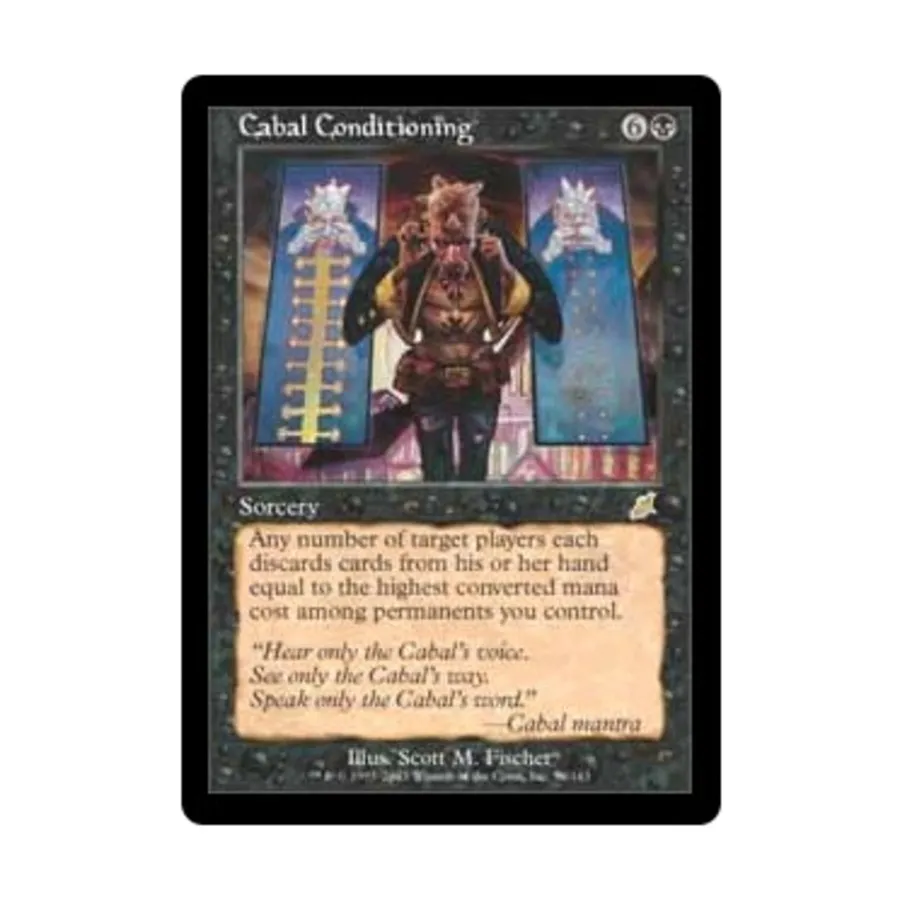 

CCG Кондиционирование Кабала (клавиша R), MTG - Scourge