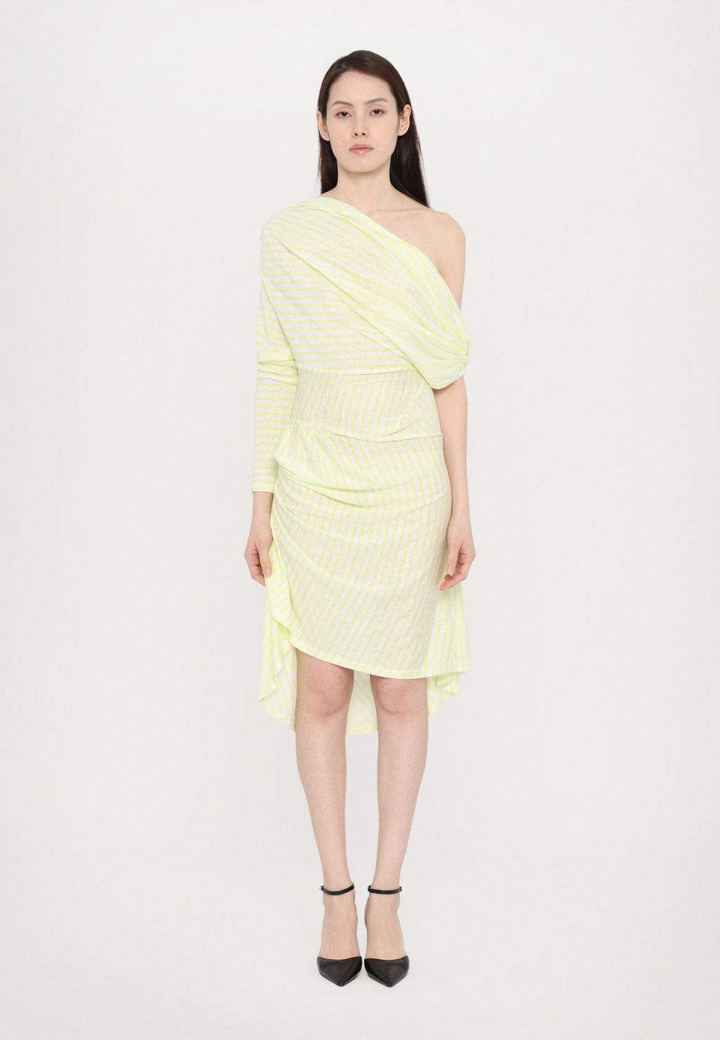 

Платье из джерси ASYMETRICAL DRAPED PIRATE DRESS Sinead Gorey, желтый