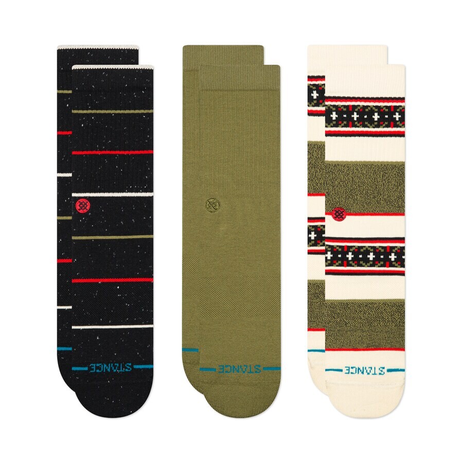 

Носки Stance Socks Greetings, цвет ivory/kiwi/black