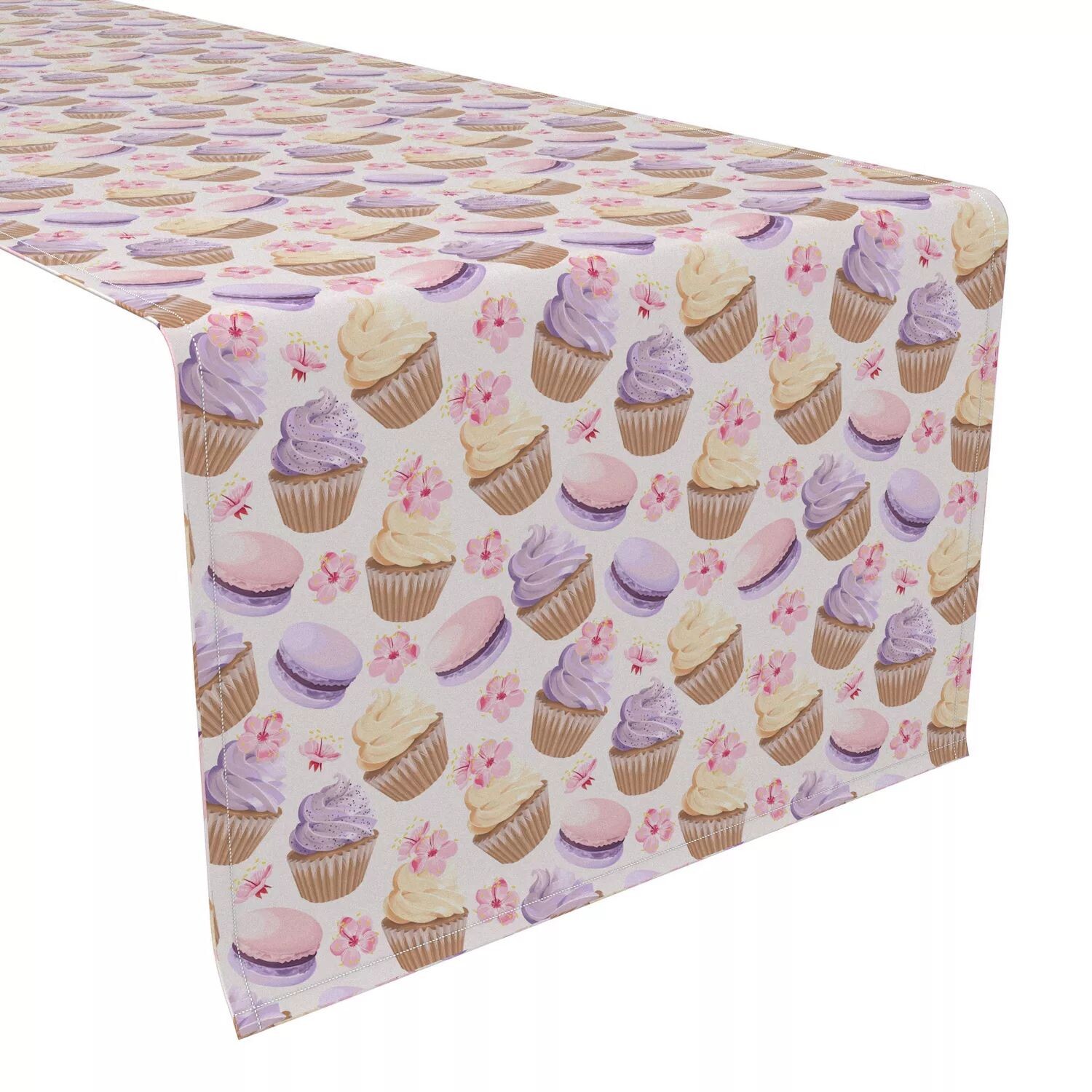 

Настольная дорожка, 100 % хлопок, 16x72 дюйма, Violet Sweets.
