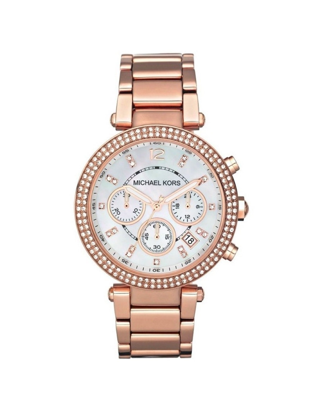 

Michael Kors Parker MK5491 женские часы-хронограф из розового золота 39 мм