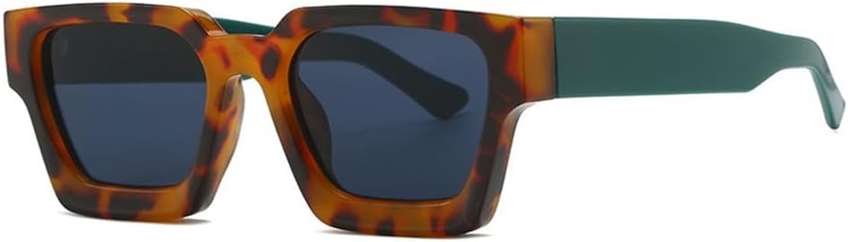 

Ретро-классические солнцезащитные очки для женщин и мужчин в винтажной оправе, солнцезащитные очки для женщин и мужчин с защитой от УФ-излучения VFDHN, Demi Green Black