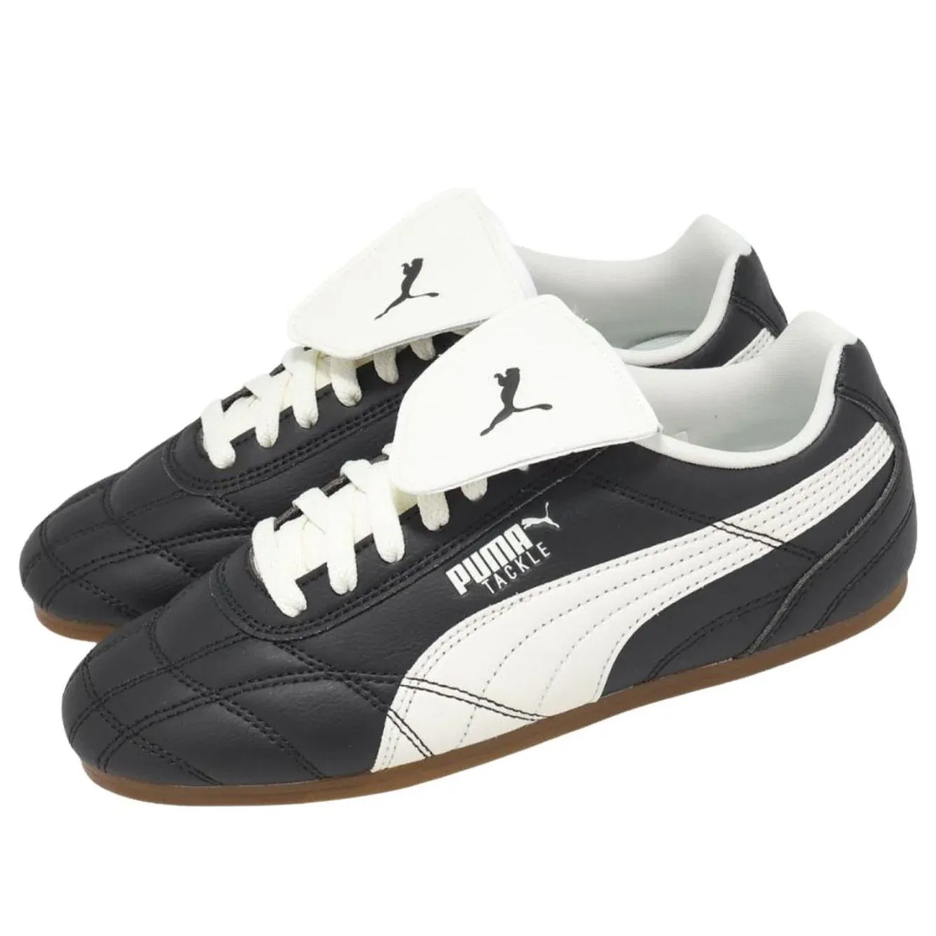 Кроссовки PUMA Tackle 'Black White' 408535-01, черный — фото 2