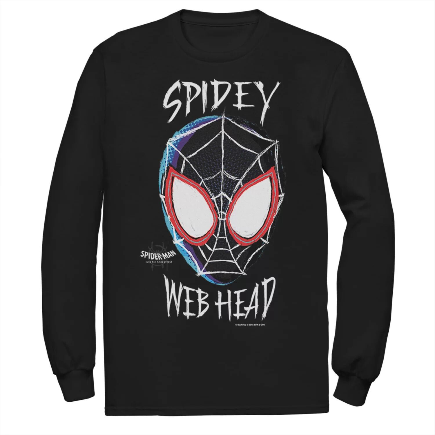 

Мужская футболка Marvel Spiderverse Spidey Web Head Licensed Character