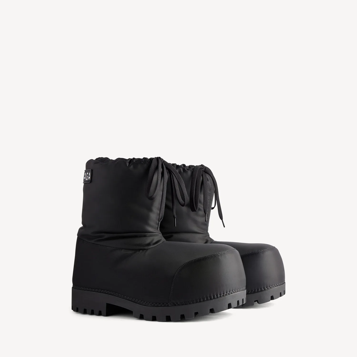 BALENCIAGA Мужские ботинки Alaska черного цвета — фото 2