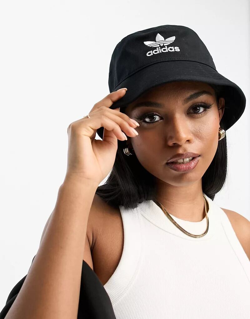 

Черная панама adidas Originals adicolor с логотипом в виде трилистника, Коричневый, Черная панама adidas Originals adicolor с логотипом в виде трилистника