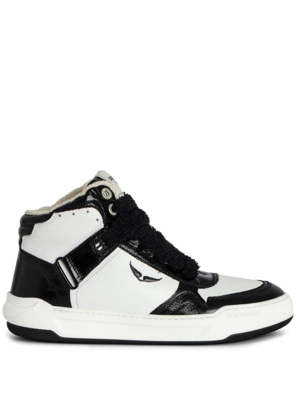 Zadig&Voltaire высокие кеды Wings, черный