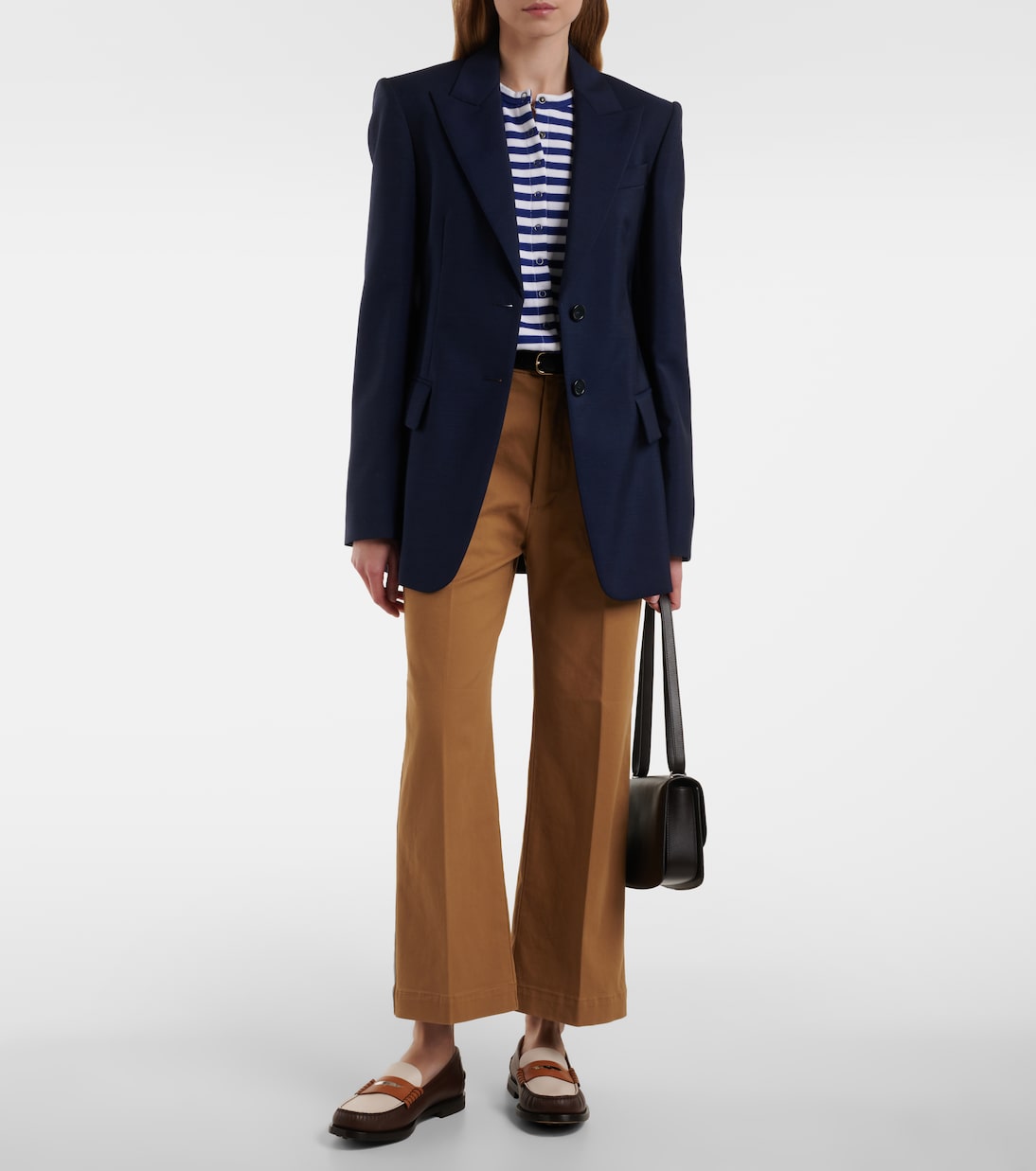 Укороченные брюки-чинос из хлопковой смеси Polo Ralph Lauren, Montana Khaki — фото 2