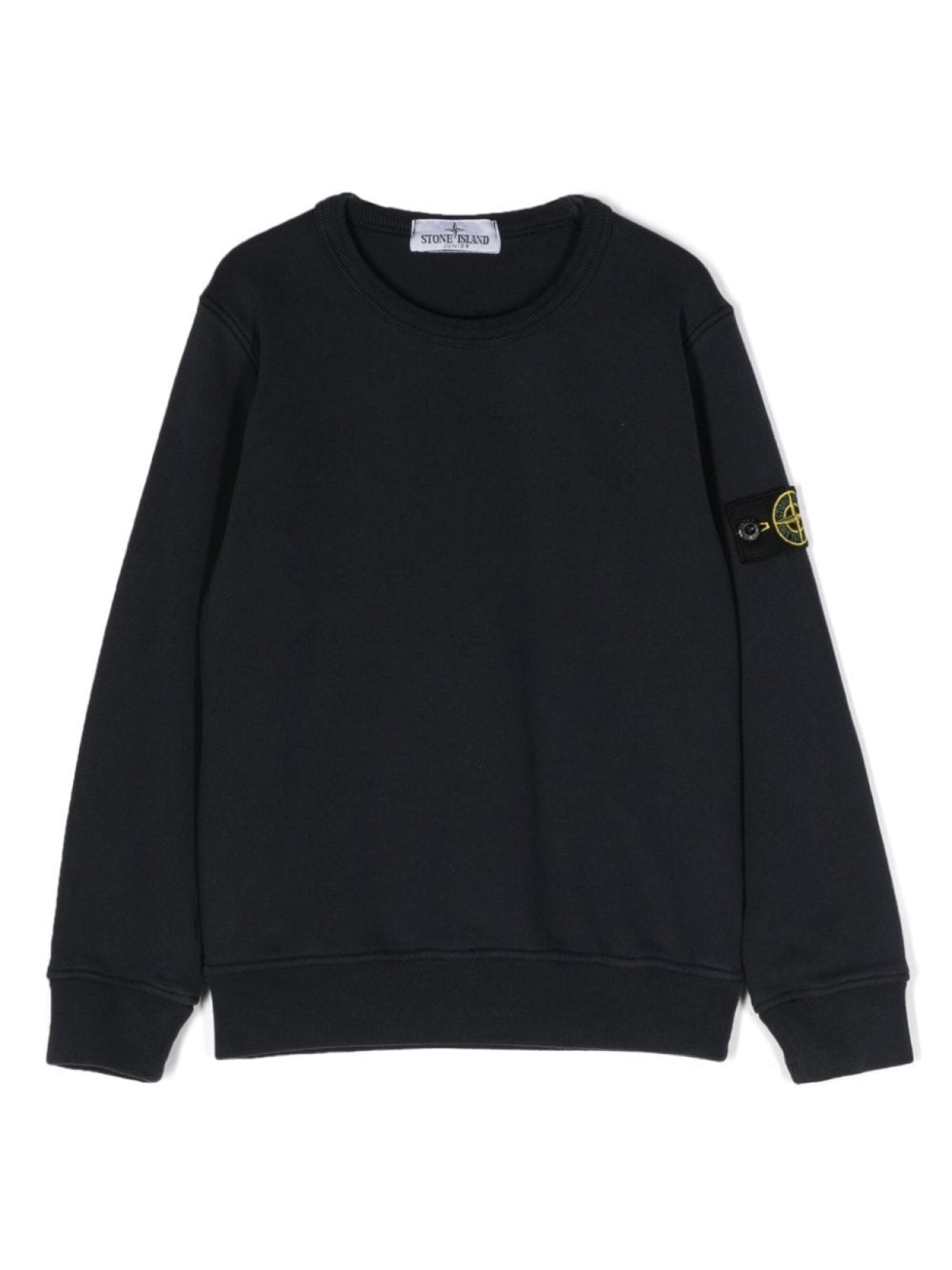 

Stone Island Junior толстовка с нашивкой Compass, синий