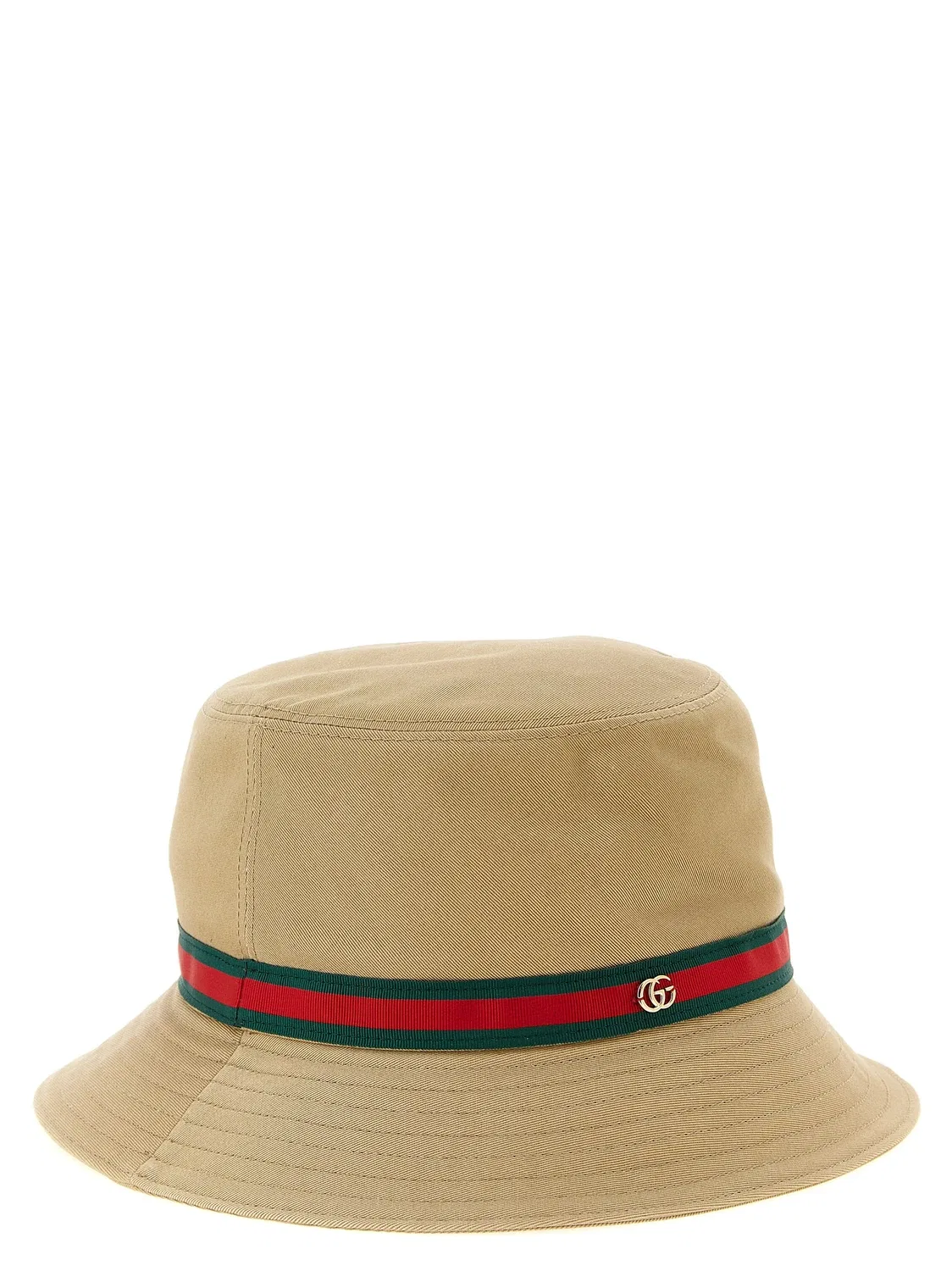 Панама с лентой Web GUCCI, бежевый — фото 2
