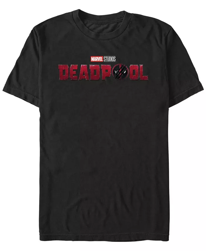 

Мужская футболка с коротким рукавом Deadpool 3 Logo Fifth Sun, черный