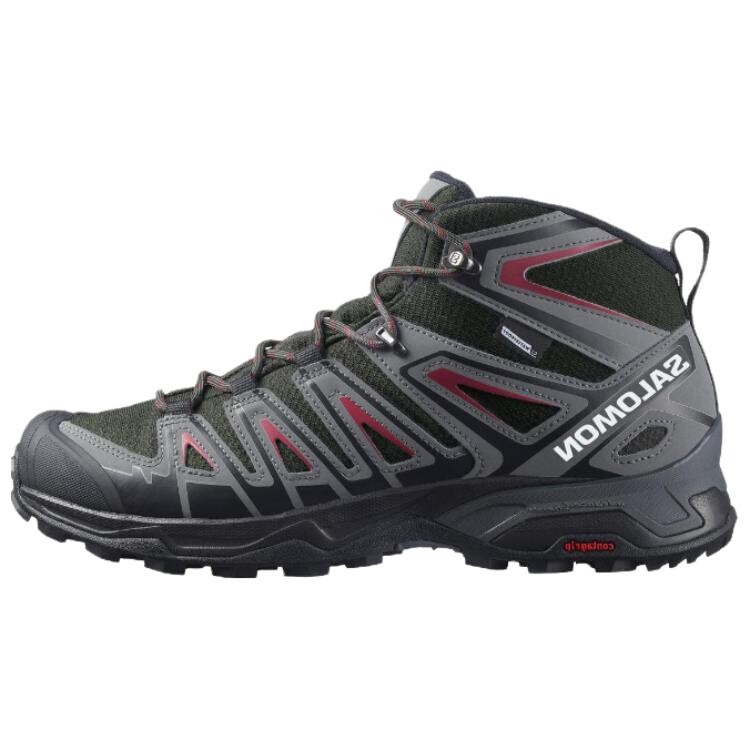

X Ultra Pioneer Mid CSWP «Торфяной велосипедный красный» Salomon
