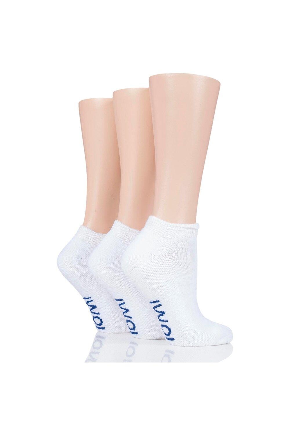 

3 пары мягких носков для диабетиков Footnurse SOCKSHOP Iomi, белый