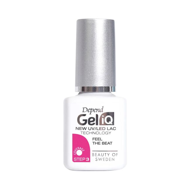 

Гель-Лак для ногтей Gel iq uv/led Depend, цвет feel the beat, 5 мл