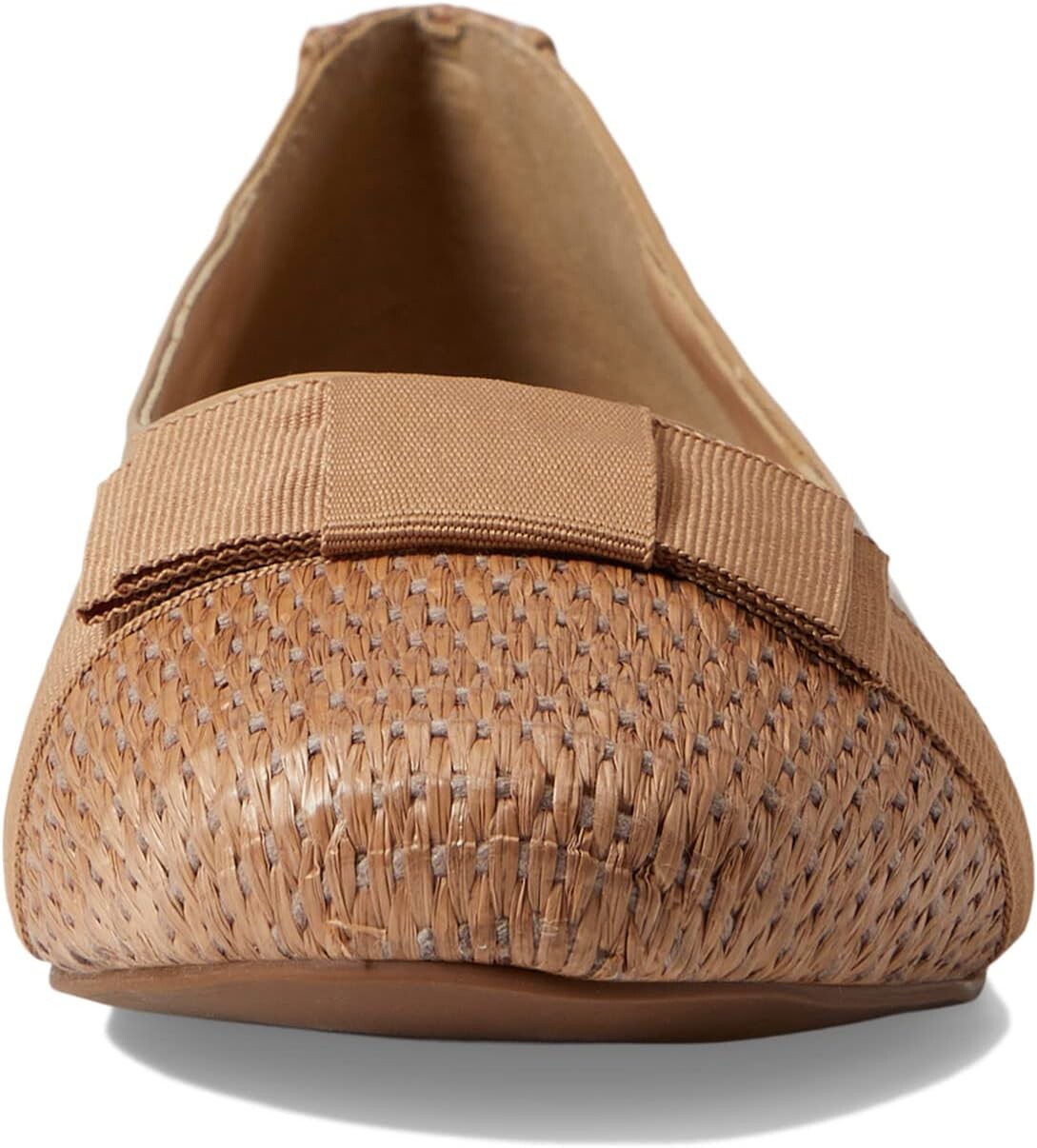 Балетки Layla French Sole, цвет Beige Nappa/Raffia — фото 2