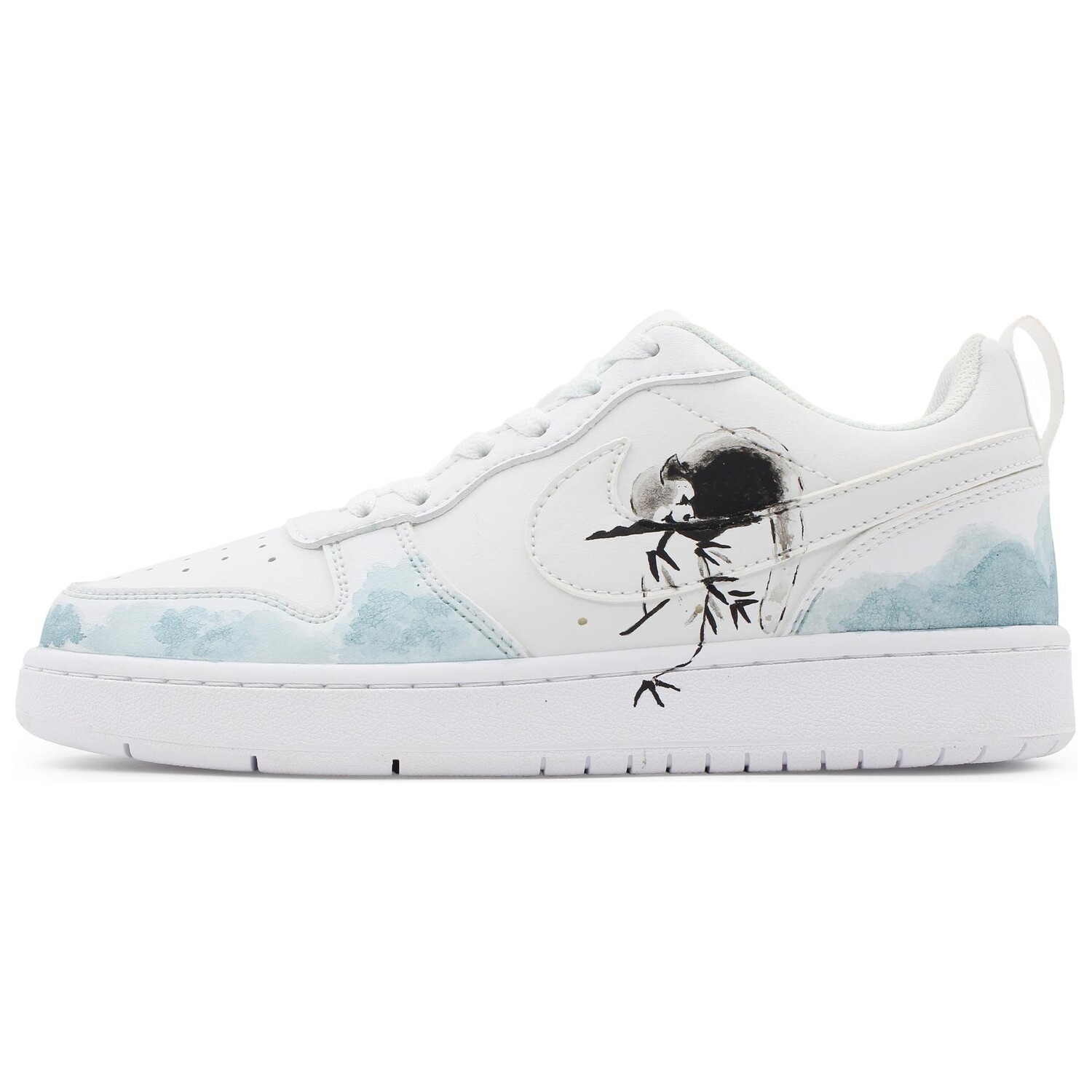 

Кроссовки Nike Court Borough Skateboarding Shoes Women's Low-top Blue/black, белый