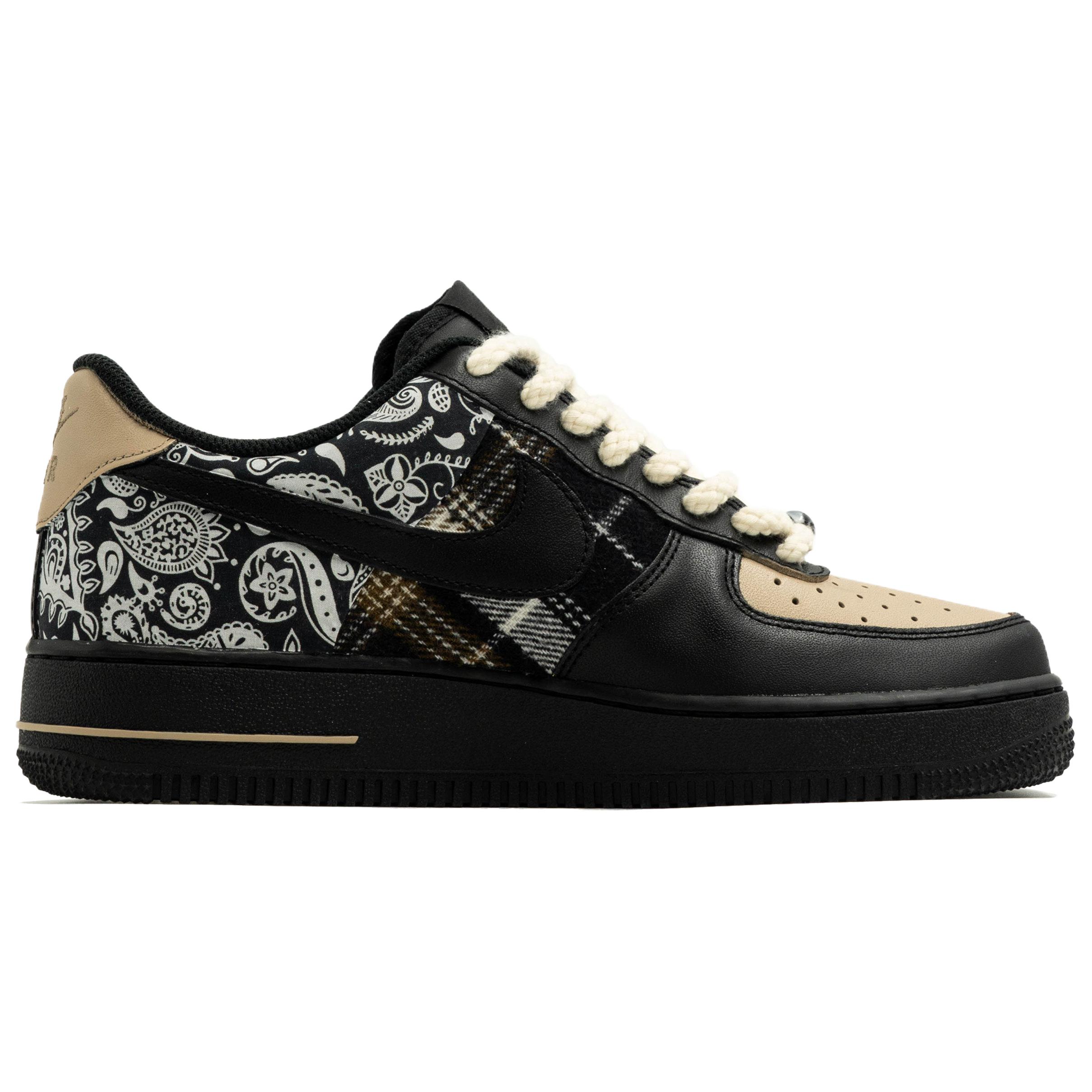 Nike Скейтбордные кроссовки Air Force 1, унисекс, низкие, коричневый — фото 4