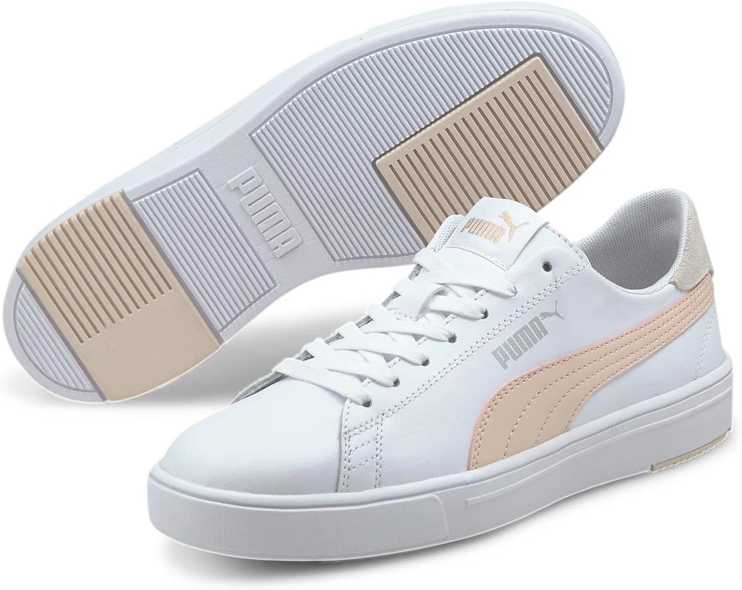 Кроссовки PUMA Serve Pro Lite унисекс, Puma White Cloud Pink Puma Silver — фото 2