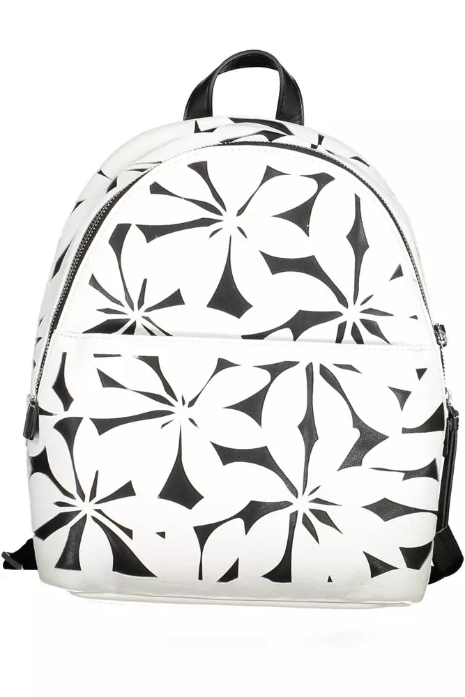 

Белый полиэтиленовый женский рюкзак Desigual