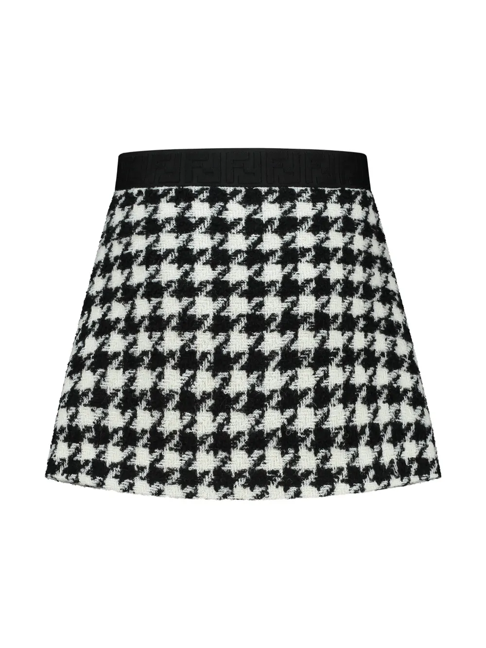 Юбка А-силуэта FENDI KIDS, черный — фото 2