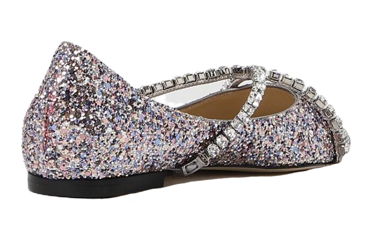 Туфли-балетки Genevi от Jimmy Choo, светло-фиолетовые — фото 4