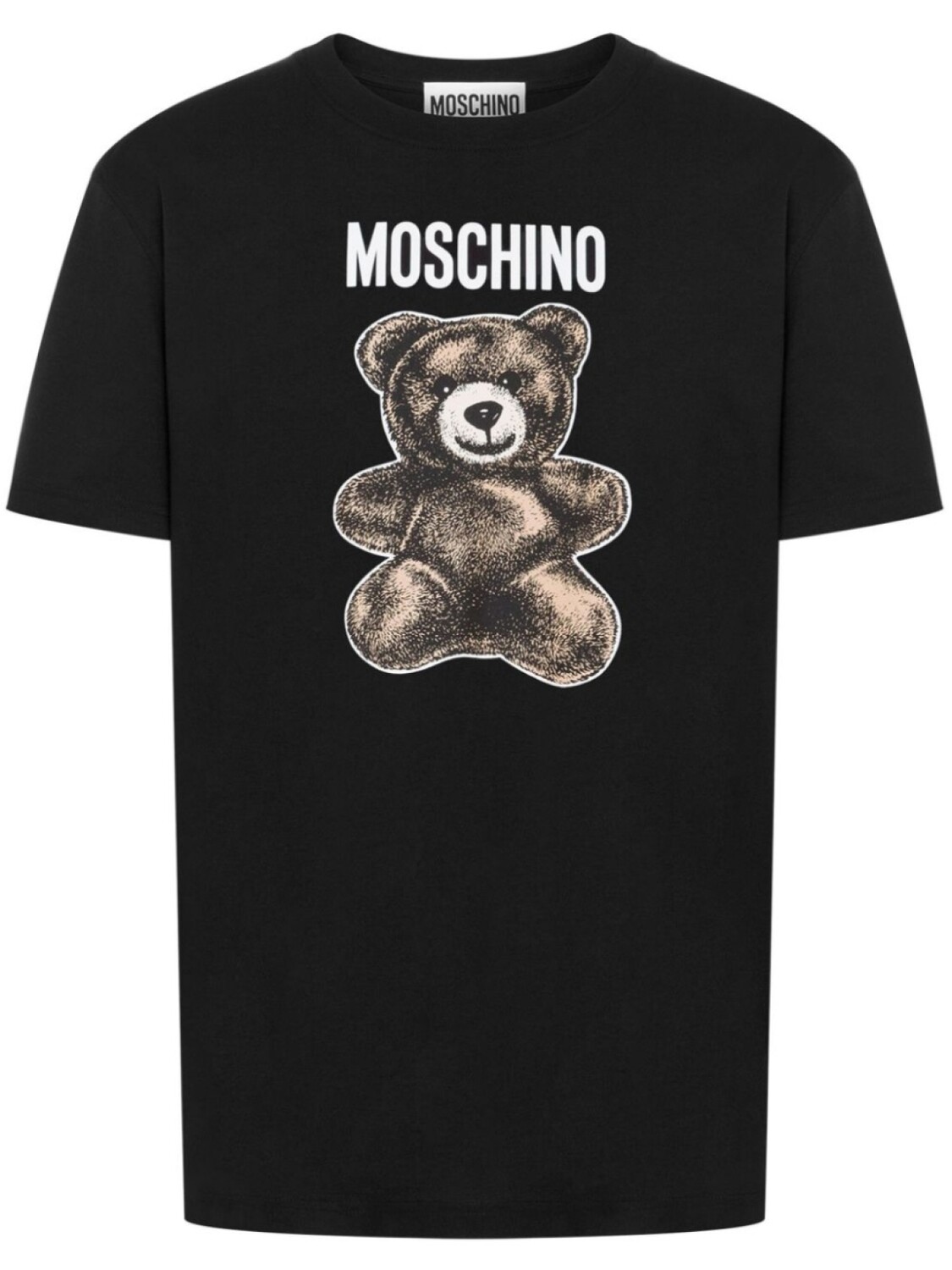 

Футболка с принтом Teddy Bear Moschino, черный