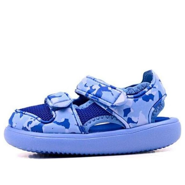 

Кроссовки комфорт сандалии камуфляж Adidas, синий