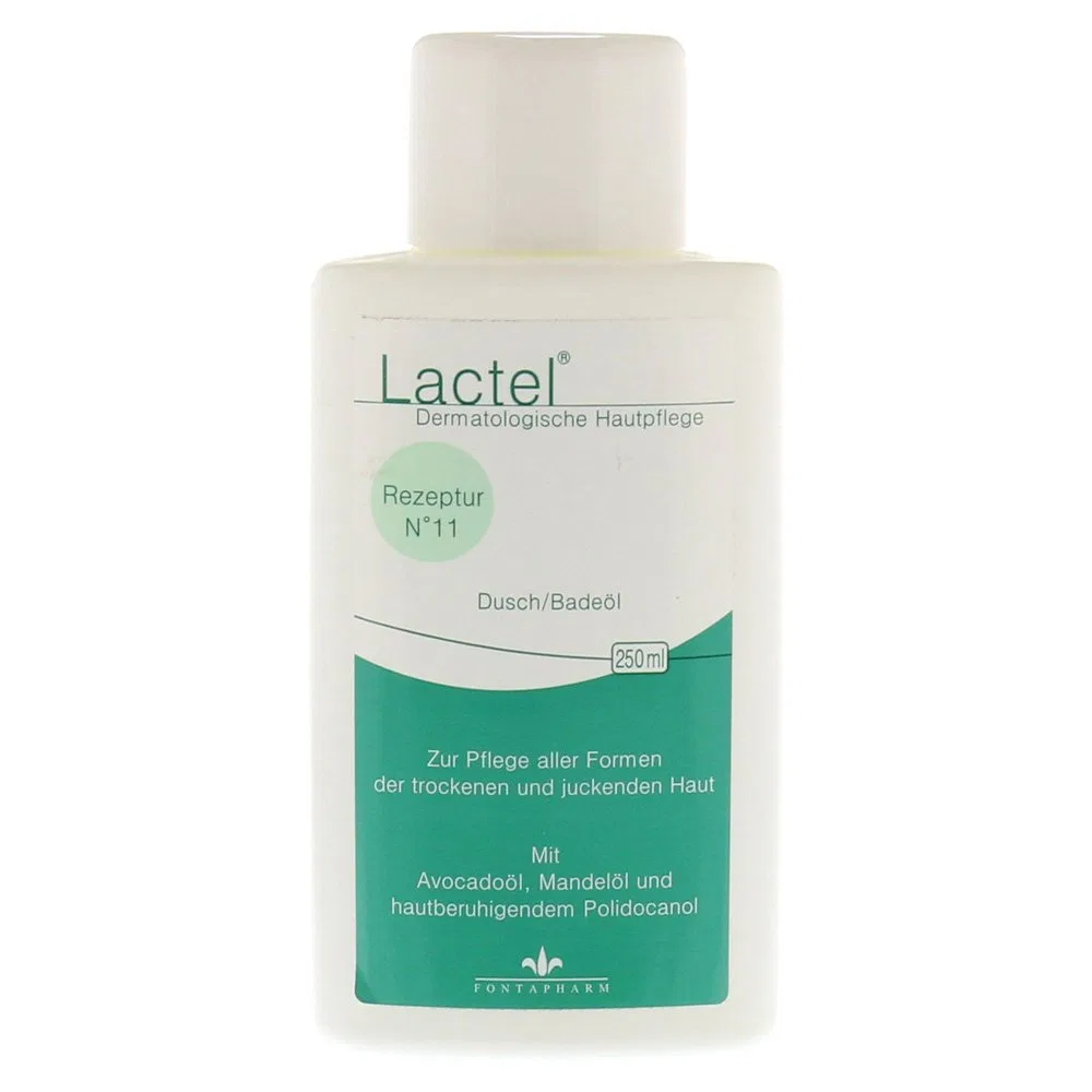 Масло для душа Lactel №11 с миндальным маслом, 250 мл Fontapharm Ag